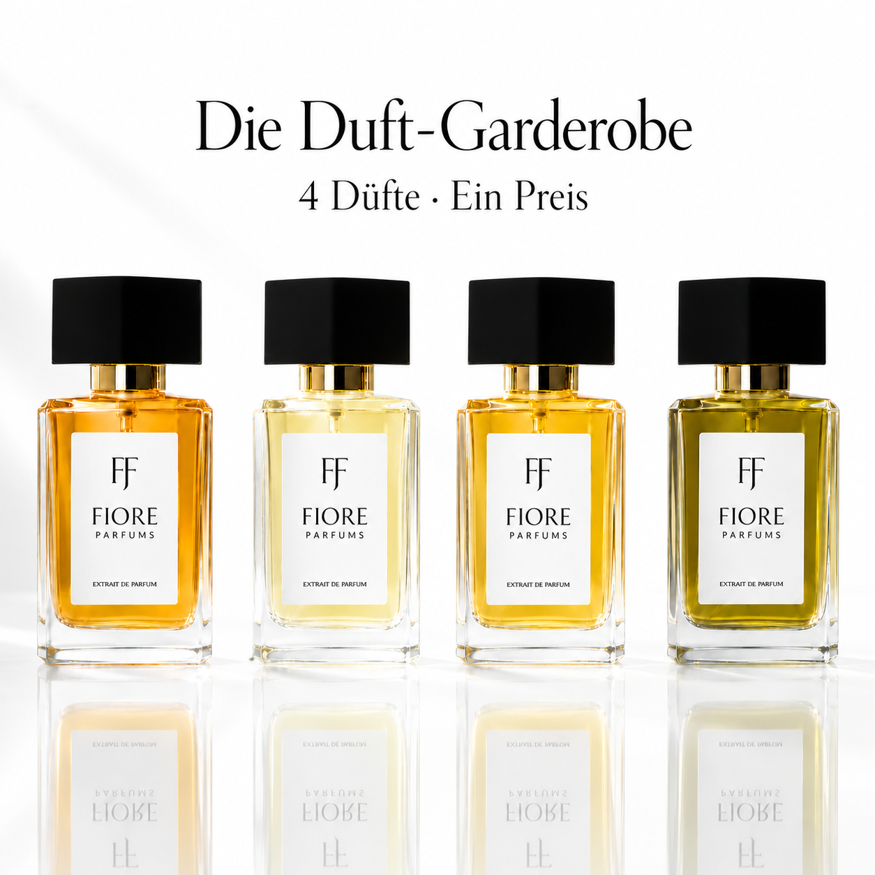 FIORE Duft-Garderobe – Set aus 4 Extrait de Parfums